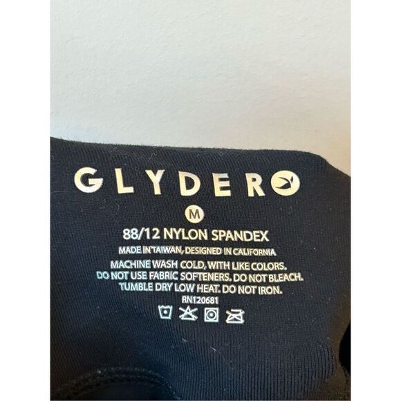Glyder Leggings black size M mesh bottom - Picture 3 of 9
